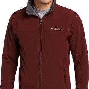 Columbia Men's XXL 2XL Red Full Zip Erudite II Interchange Jacket Outdoor Pocket